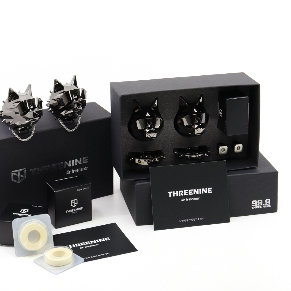 쓰리나인 힙한늑대 2종세트 차량용방향제/새차선물