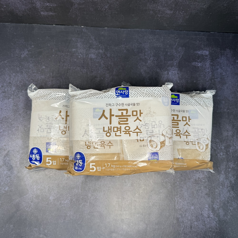 면사랑 냉동 냉면육수 사골, 1.7kg, 6개