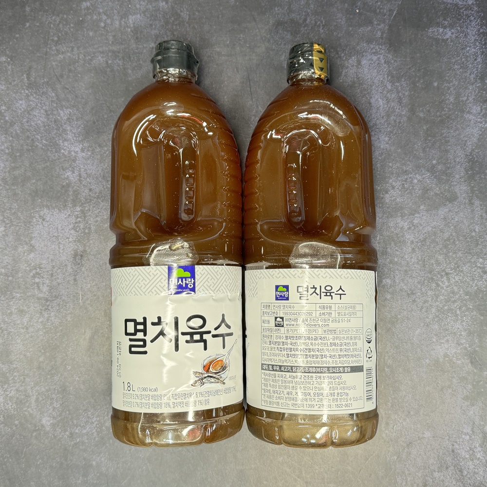 면사랑 멸치육수 만능 잔치 멸치국수육수 업소용 1.8L - 상세 이미지 3