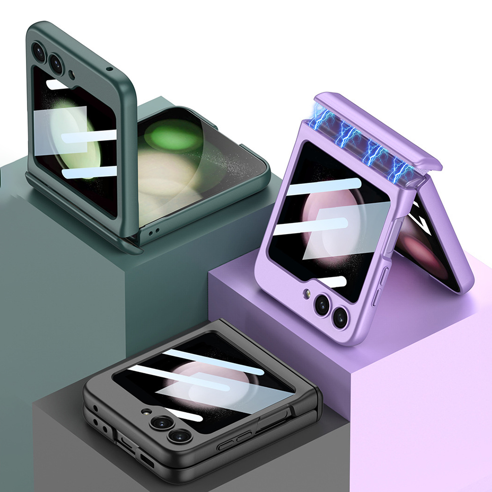 갤럭시 힌지 보호 케이스 마그네틱 핑크, 갤럭시Z 플립5 - 상세 이미지 2