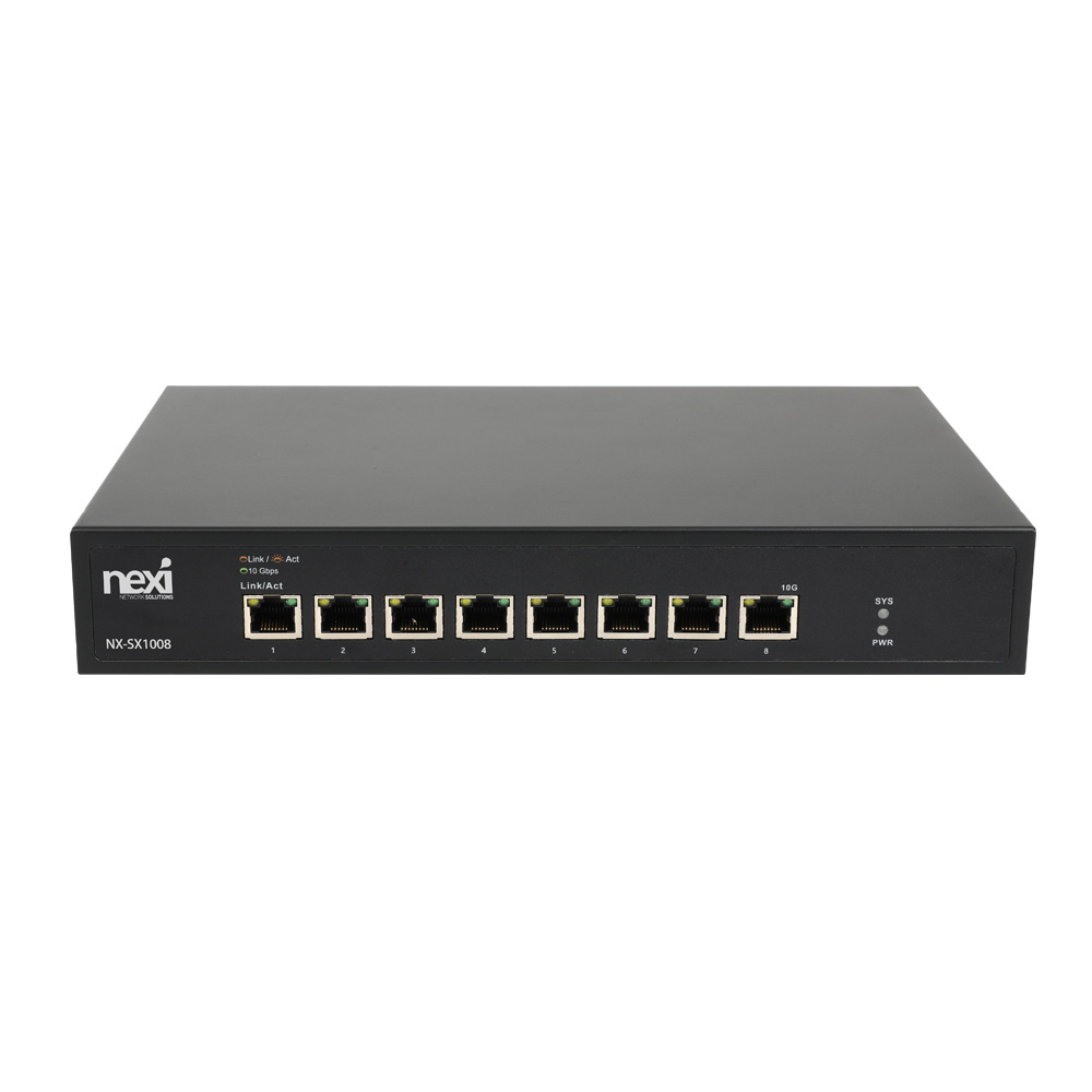 넥시 10G 기가비트 스위칭허브 8포트 - 상품 이미지
