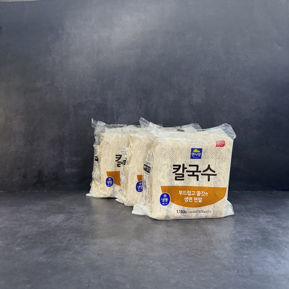 면사랑 냉동칼국수 칼국수면 업소용 230g x 5개 1.15kg, 1개 - 상세 이미지 3
