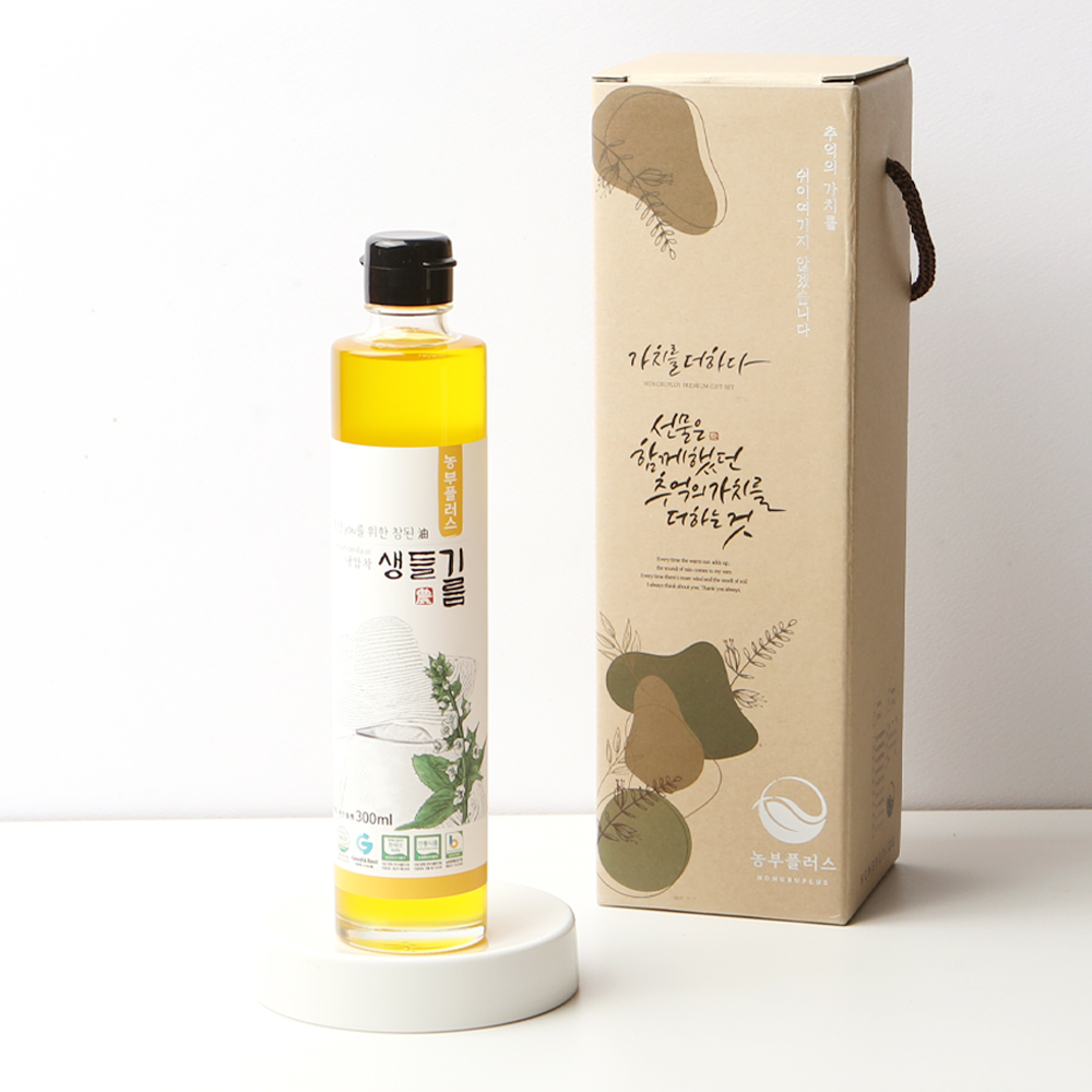 국산 저온압착 참기름 180ml 1병 선물세트 농부플러스 - 상세 이미지 5