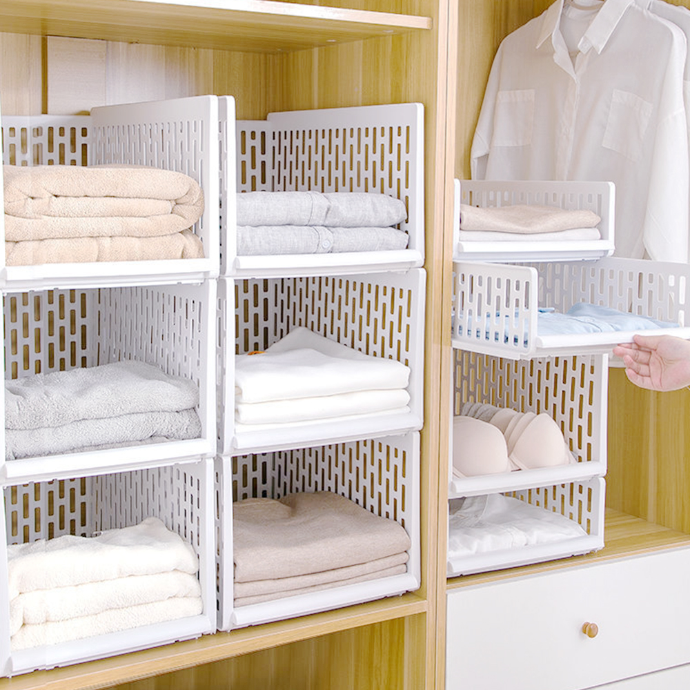 코드86 옷장정리 슬라이딩 수납 선반 트레이 옷 장롱 붙박이장 소 13cm