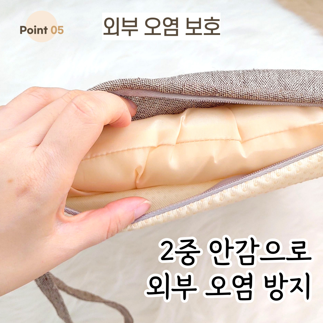 식탁의자방석 쿠션 사무실 책상의자 미끄럼방지 사각 끈방석 DD084 - 상세 이미지 2