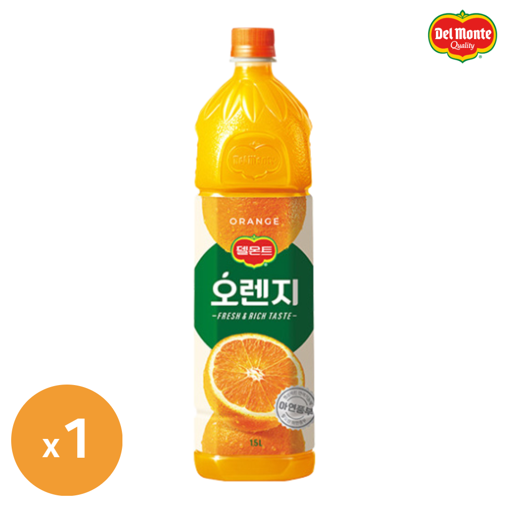 델몬트 주스 쥬스 1.5L 1입 외 8종 오렌지 과채주스 음료수 - 상세 이미지 4