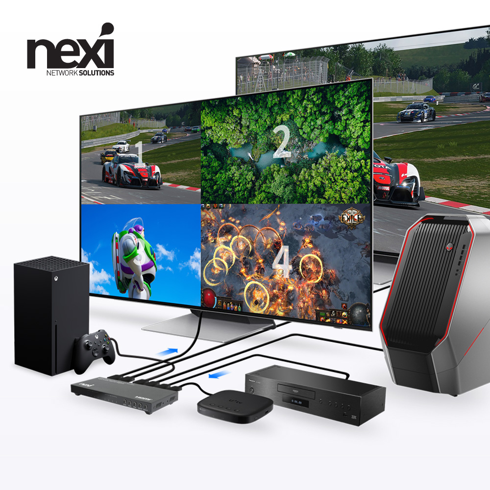 4x2 HDMI 매트릭스 스위치 멀티뷰어 HDMI화면분할기 이미지 4