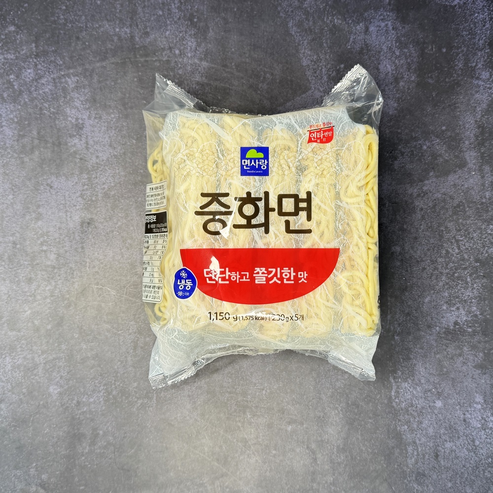 면사랑 냉동중화면 중식 짬뽕면 냉동면 230g x 5개 1.15kg, 1개