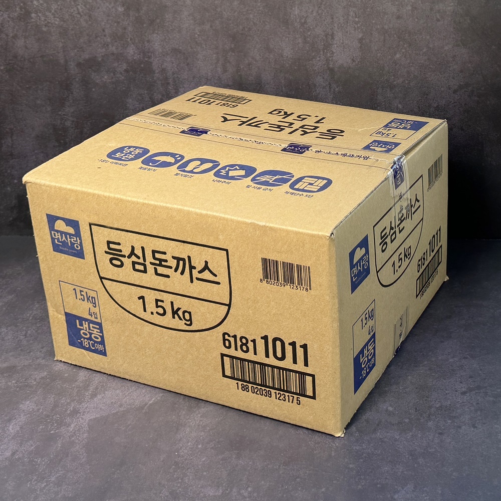 면사랑 냉동 등심돈까스 업소용 돈카츠 돈가스 1.5kg, 4개 - 상세 이미지 2