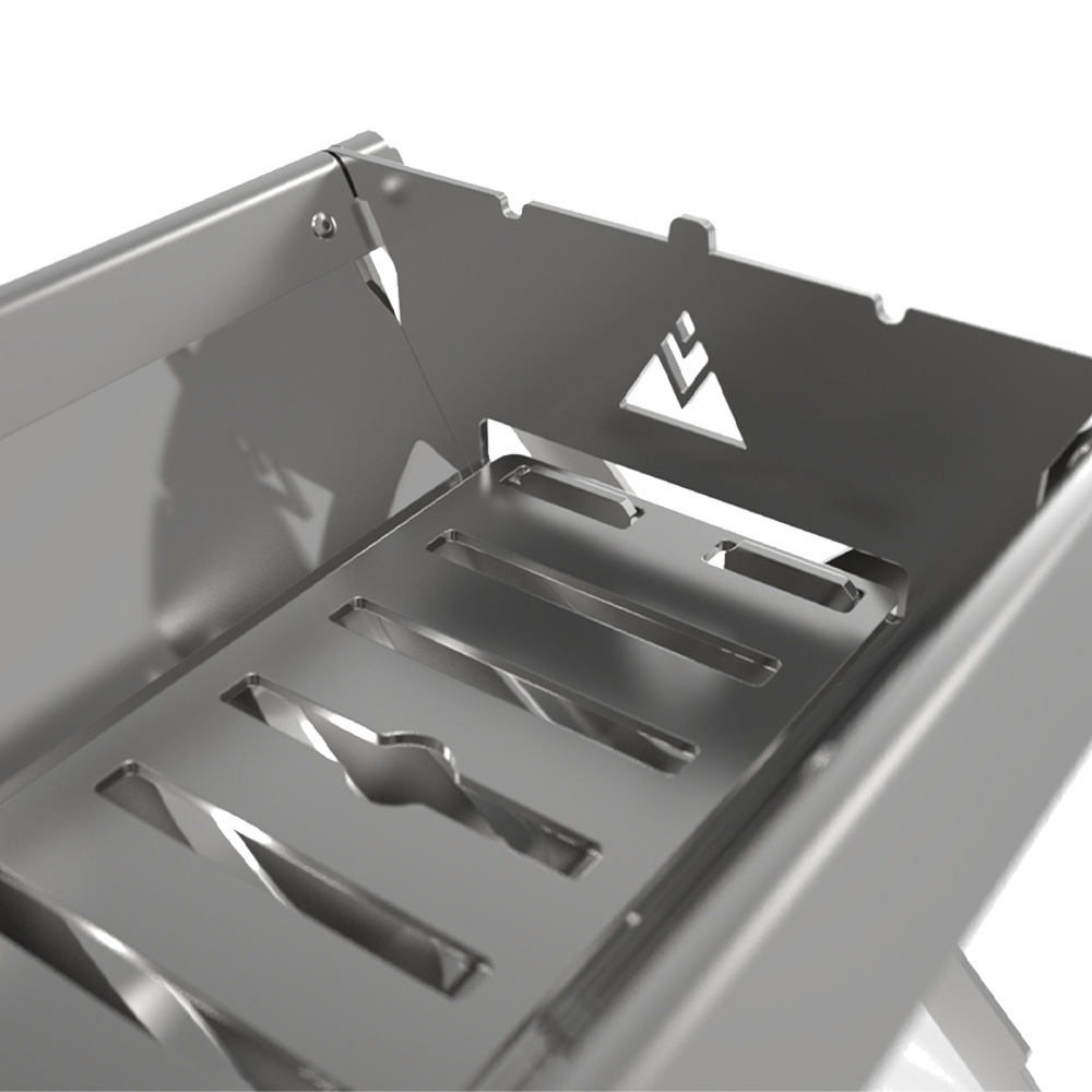 밥캠핑 엑스그릴 컴팩트 접이식 숯불 바베큐그릴 불멍 캠핑화로대