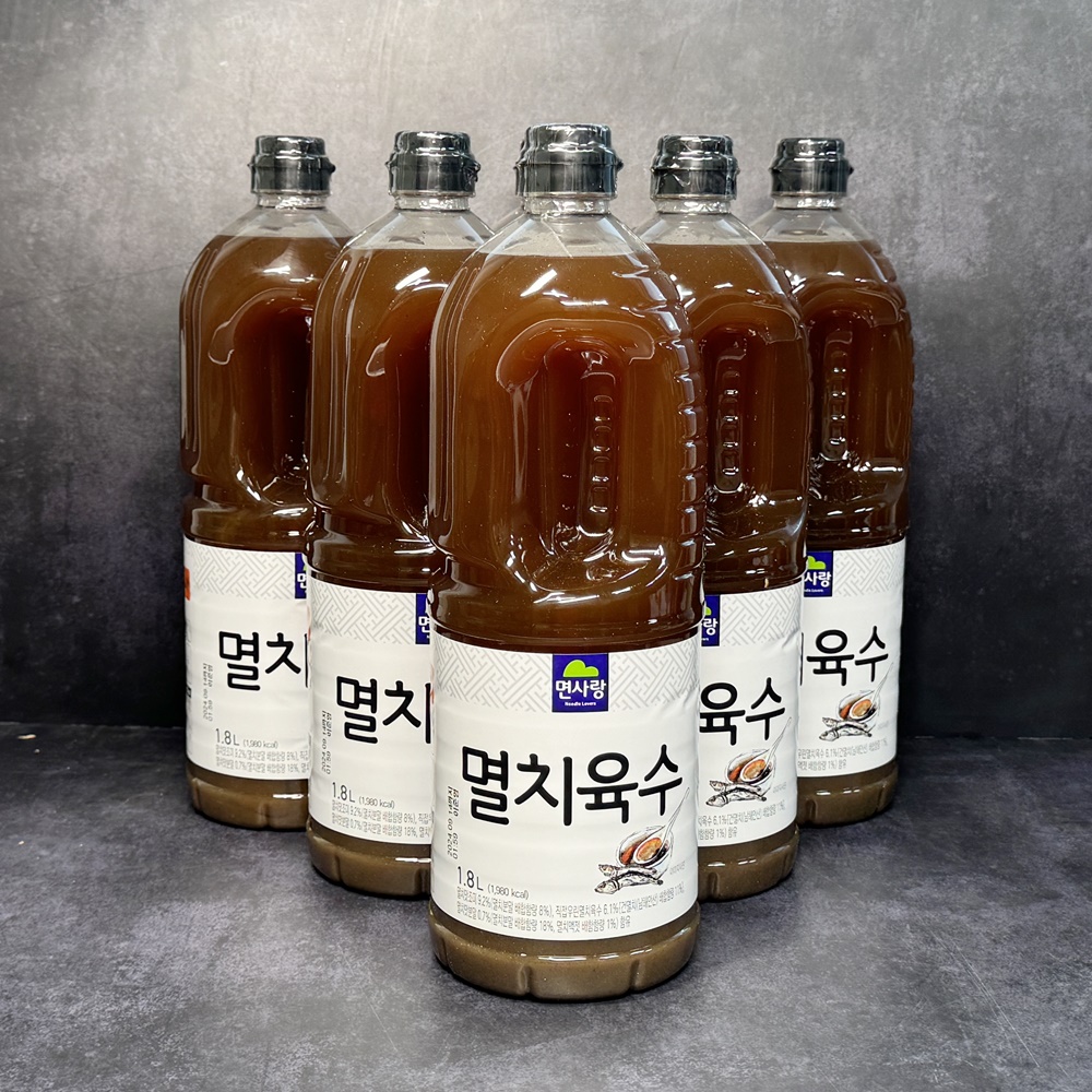 면사랑 멸치육수 만능 잔치 멸치국수육수 업소용 1.8L - 상세 이미지 4