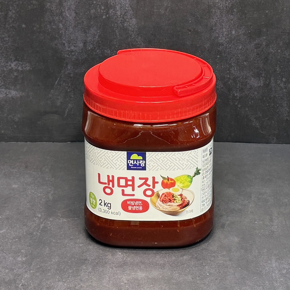 면사랑 냉면장 비빔장 냉면 비빔양념장 소스 업소용 2kg, 6개 - 상세 이미지 2