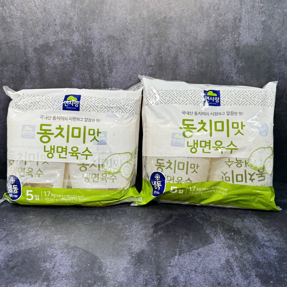 면사랑 냉동 냉면육수 동치미, 1.7kg, 6개
