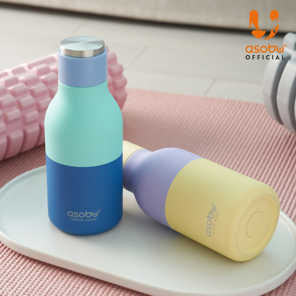 캐나다 아소부 스테인레스 보온보냉 텀블러 파스텔 어반 460ml, 파스텔옐로우 - 상세 이미지 4