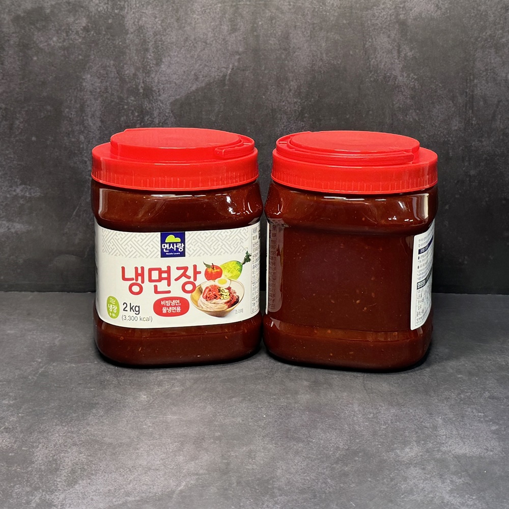 면사랑 냉면장 비빔장 냉면 비빔양념장 소스 업소용 2kg, 6개 - 상세 이미지 3