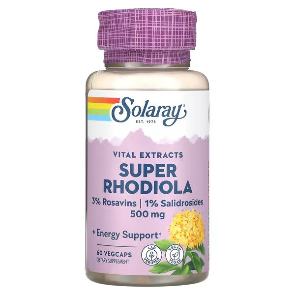 솔라레이 바이탈 추출물 슈퍼 로디올라 500mg 60캡슐 X3병 - 상품 이미지