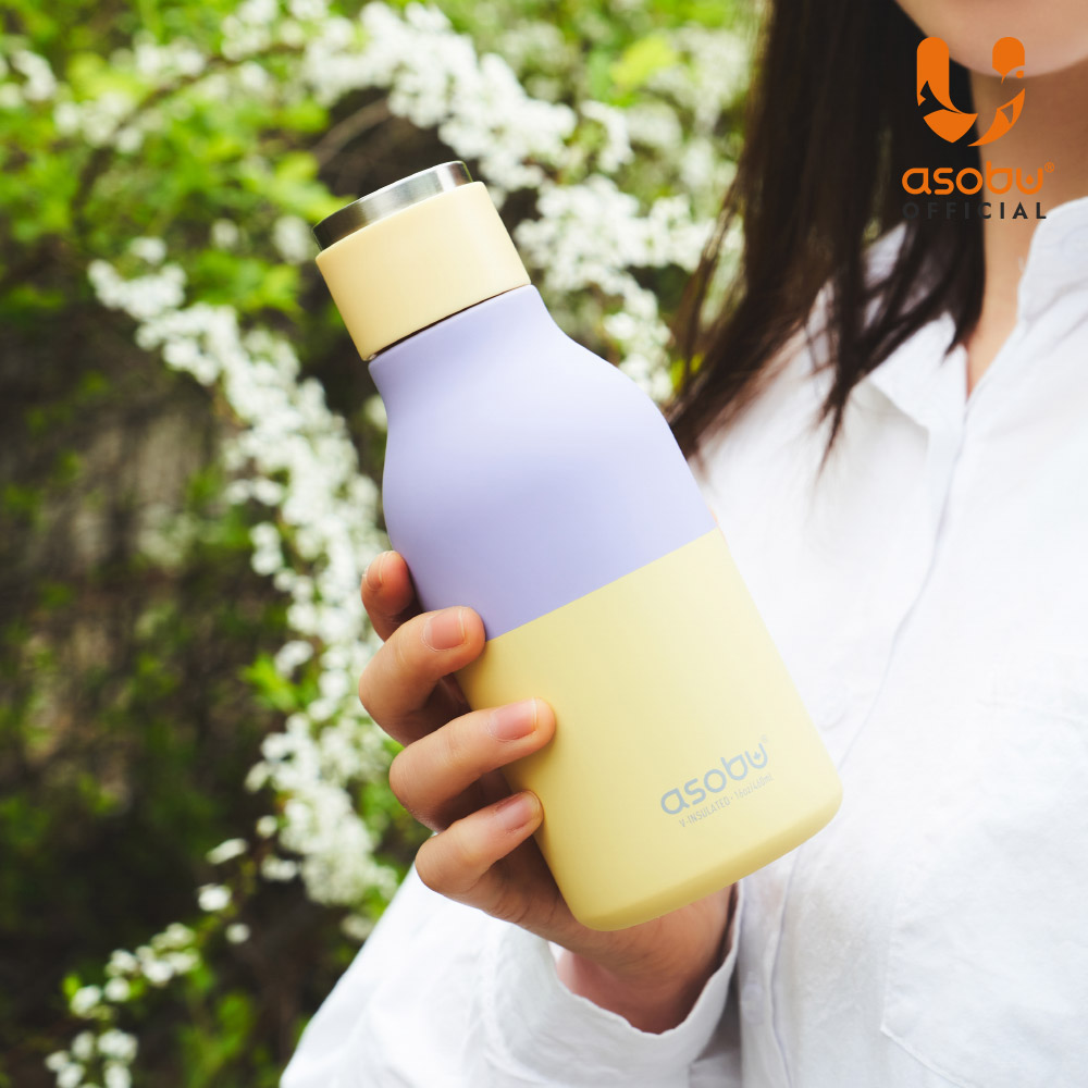 캐나다 아소부 스테인레스 보온보냉 텀블러 파스텔 어반 460ml, 파스텔옐로우 - 상세 이미지 3