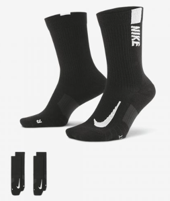 국내매장판 나이키 멀티플라이어 크루 삭스(2켤레) D7 SX7557-010