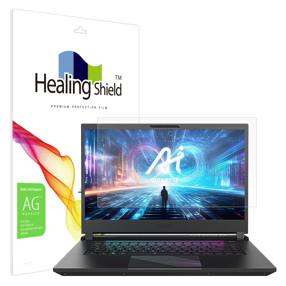 저반사 필름 장착 전후