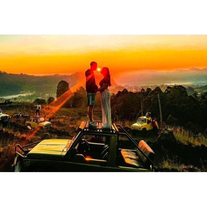 인도네시아 바투르산 일출 지프 투어 + 천연 온천 방문 (발리 출발)