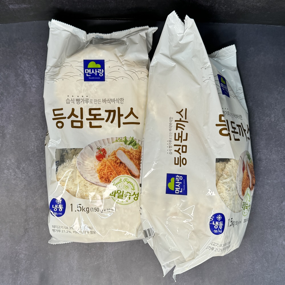 면사랑 등심돈까스 돈까츠 냉동 업소용 돈까스 1.5kg, 4개