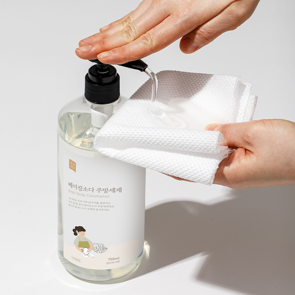 쉼표365 베이킹소다 주방세제 750ml 4개 깔라만시 - 상세 이미지 5