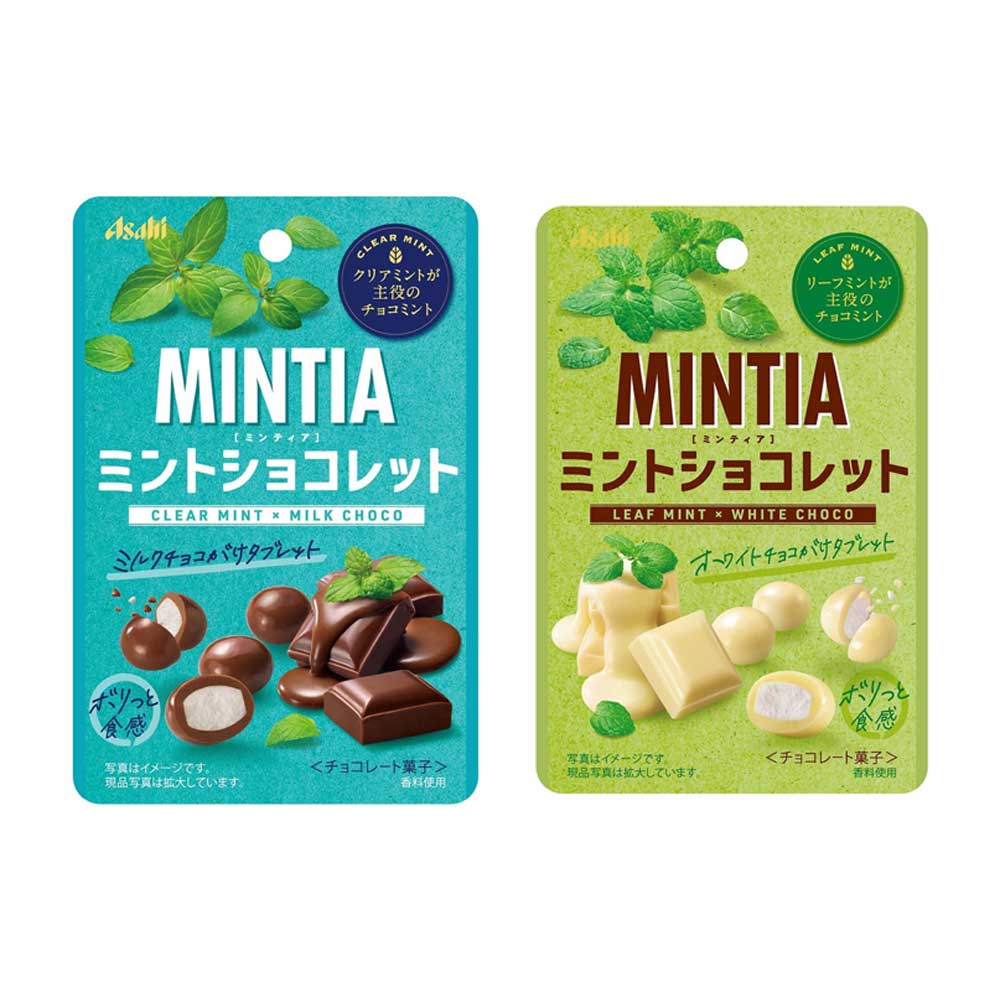 아사히 민티아 민토쇼콜렛 말크초코 화이트초코 25g 8개세트