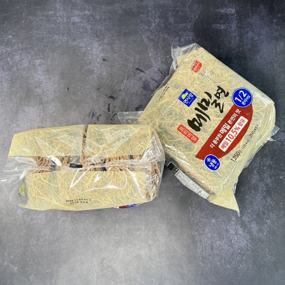면사랑 냉동 프리미엄 메밀면 모밀국수 소바 메밀국수 냉모밀 1.25kg, 1개 - 상세 이미지 5