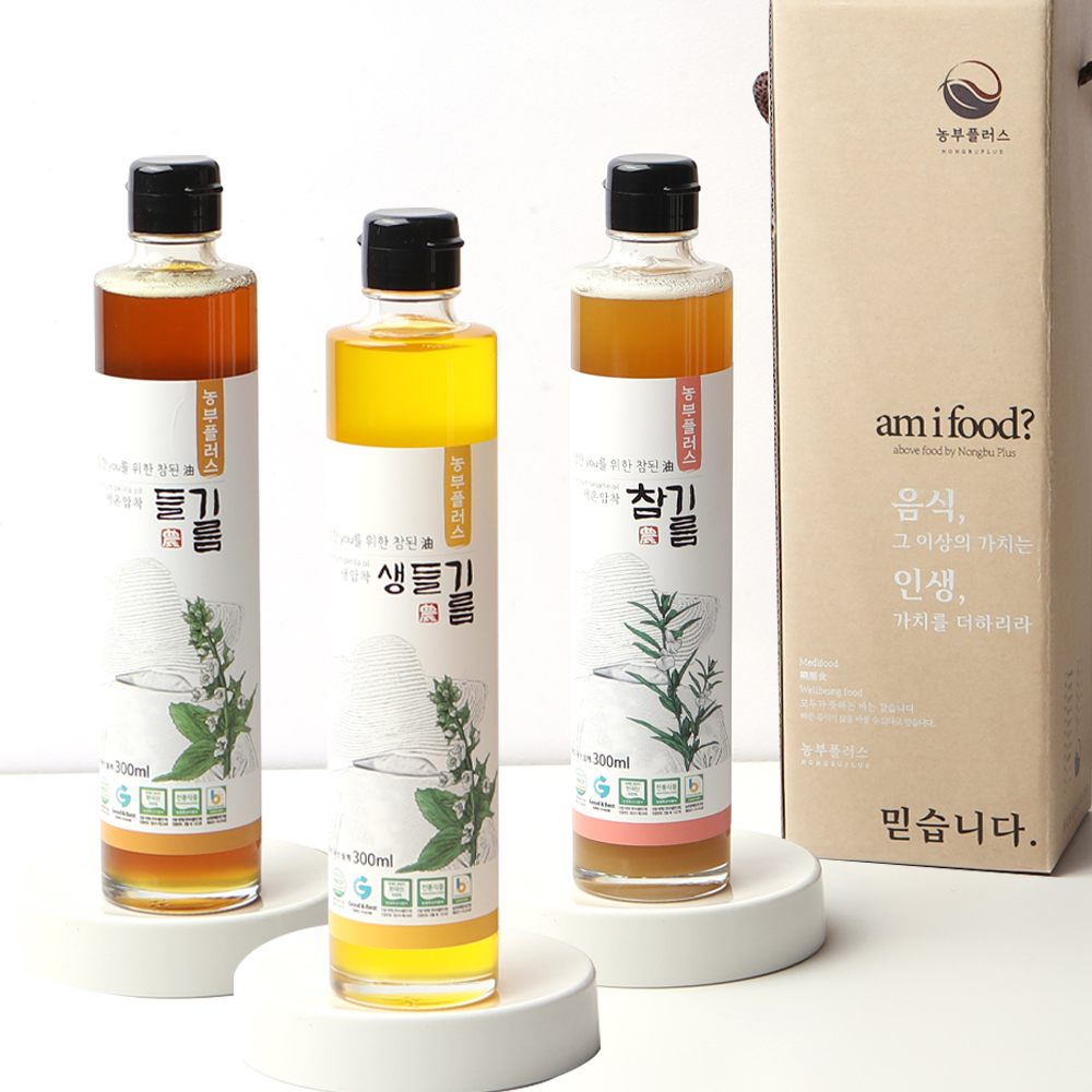 국산 저온압착 참기름 180ml 1병 선물세트 농부플러스 - 상세 이미지 4