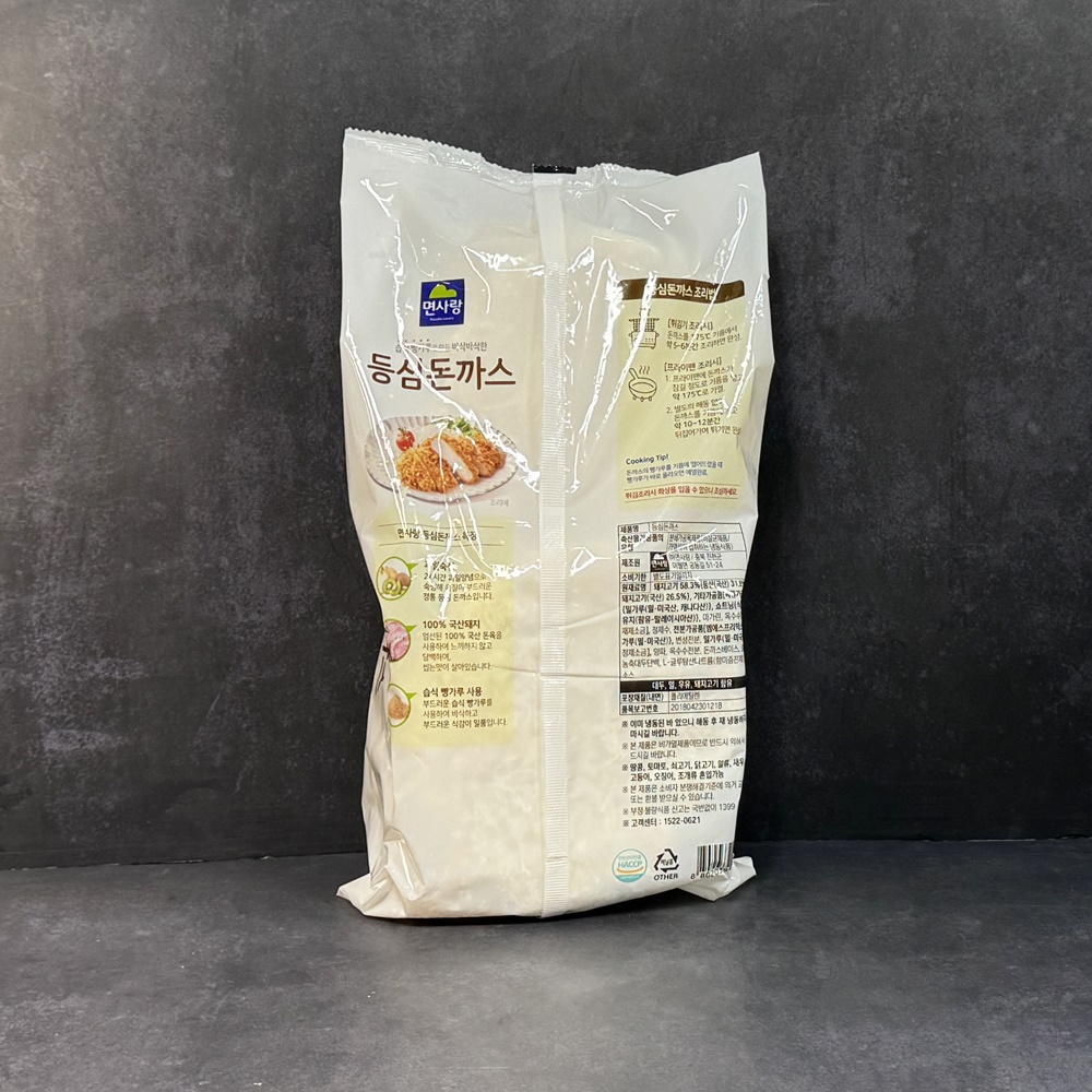 면사랑 냉동 등심돈까스 업소용 돈카츠 돈가스 1.5kg, 4개 - 상세 이미지 4