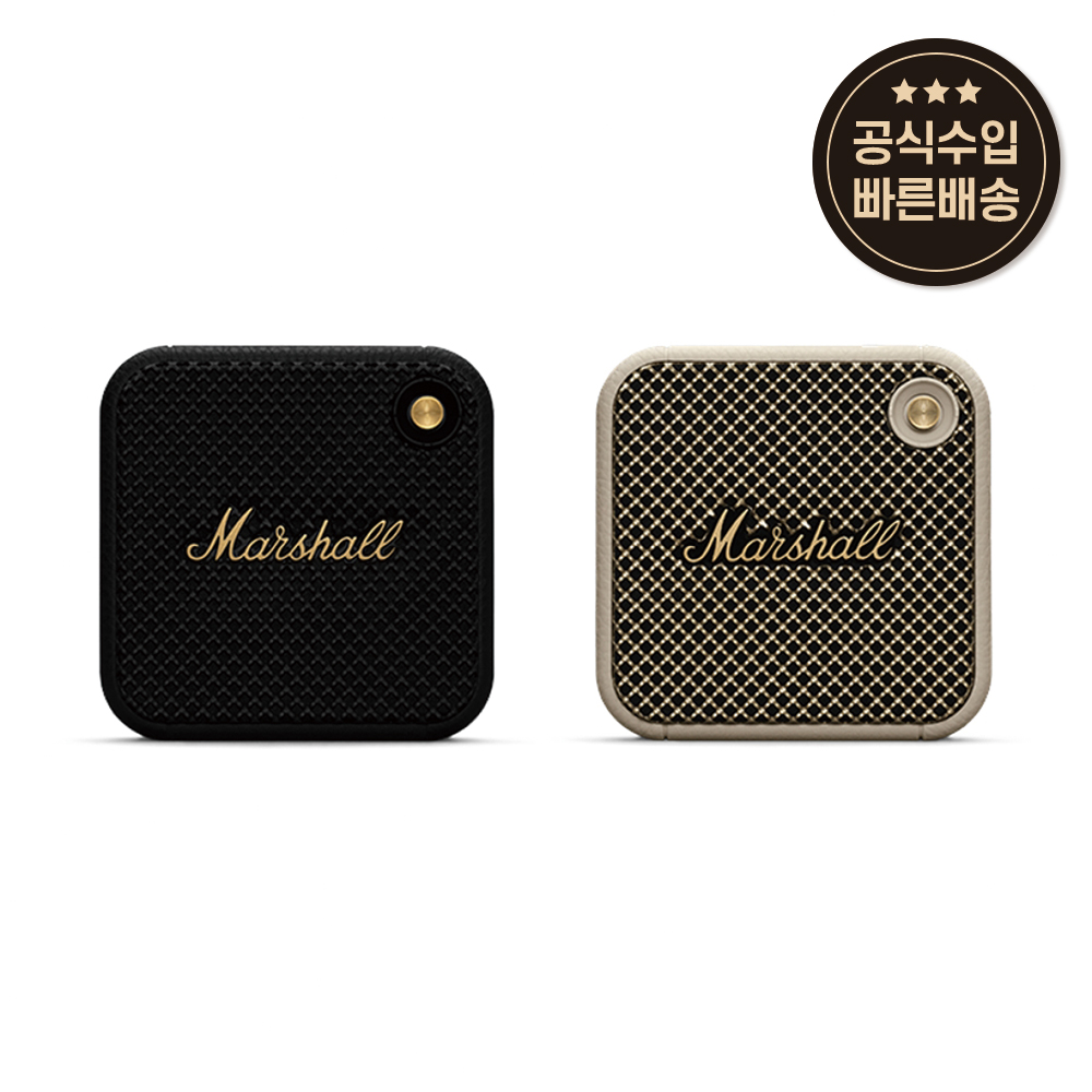 마샬 Willen 윌렌 블루투스 스피커 (소비코 정품)