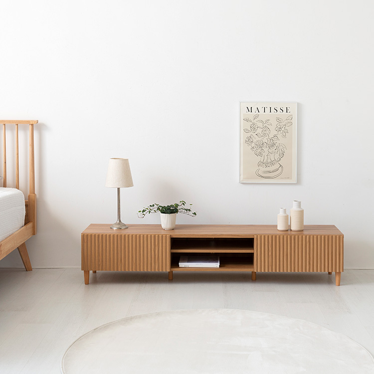 숄리드 TV거실장 템바도어 ALM35180L 1760x380x350mm, 캄포어베니어 8831.6073