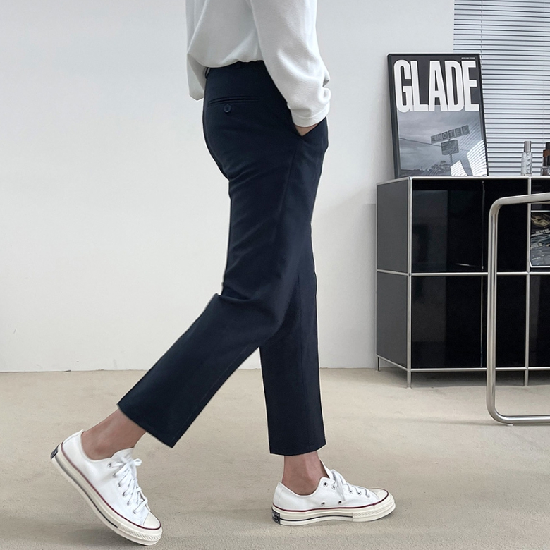 남자 스이웨 봄 가을 링클프리 히든밴딩 9부&10부 2타입 슬랙스 - 상세 이미지 5