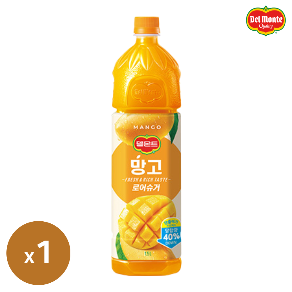 델몬트 주스 쥬스 1.5L 1입 외 8종 오렌지 과채주스 음료수 이미지 6