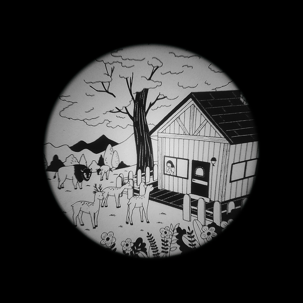 키즈위드 본체 달님자장가세트 이야기시네마 그림자극장 육아 명작 성경 그림자동화 수면교육 이미지 7