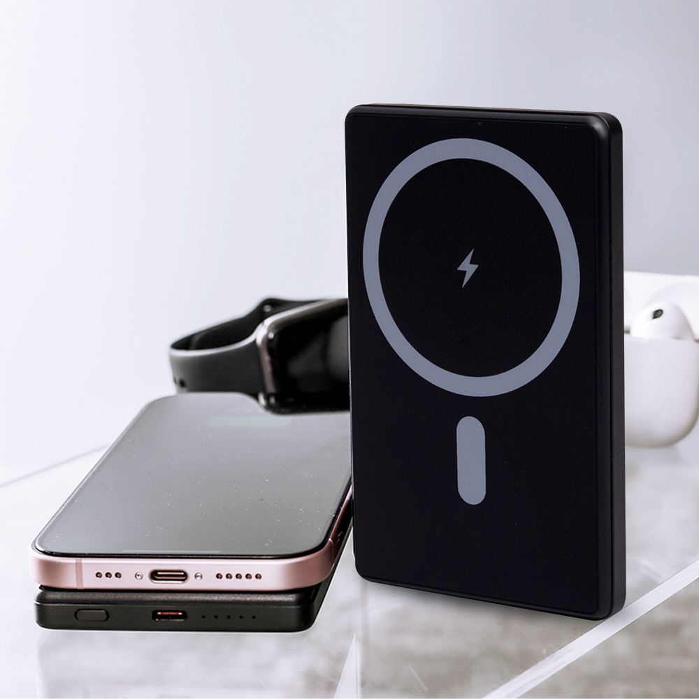 C타입 슈퍼슬림 맥세이프 무선충전 미니 보조배터리 5000 UMPB-MFSLIM