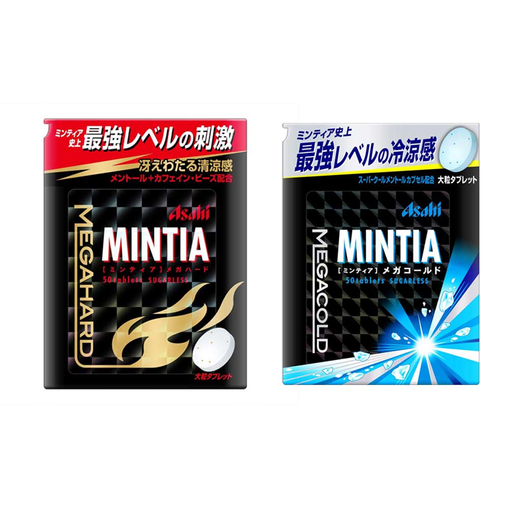 아사히식품 민티아 메가하드 메가골드 50알 4개세트