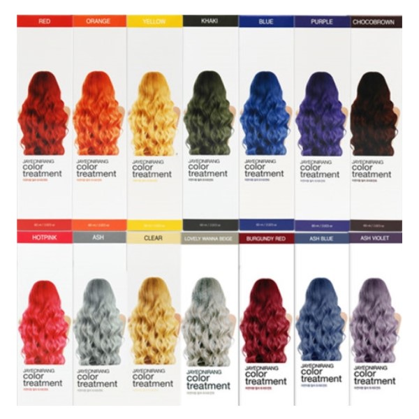 모발손상 걱정없는 저자극 셀프 염색약 자연이랑 헤어 컬러 트리트먼트 60ml 14종컬러