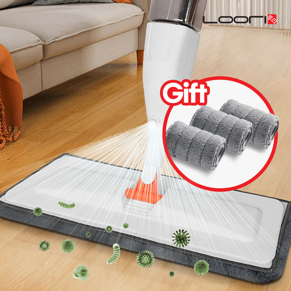 루리 스프레이 극세사 밀대청소기 물걸레 +리필패드 3장 증정