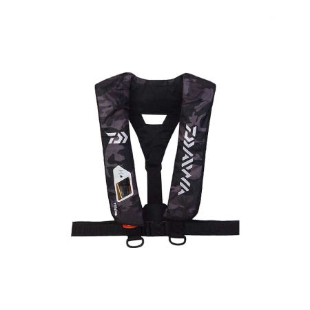 한국다이와정공 자동팽창식 구명조끼 구명복 DF-9103 블랙카모, FREE(One size)