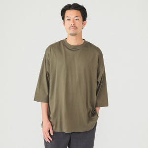 BEAMS 빔스 실켓 크루넥 8부 소매 티셔츠 (3color) 착용 후기 | 사이즈/핏 총정리 - 상품 이미지 3