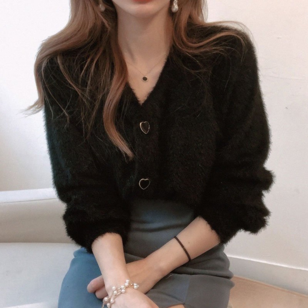 설현 분홍색 가디건 나 혼자 산다 532화 옷 정보 하트 단추 - 상세 이미지 4