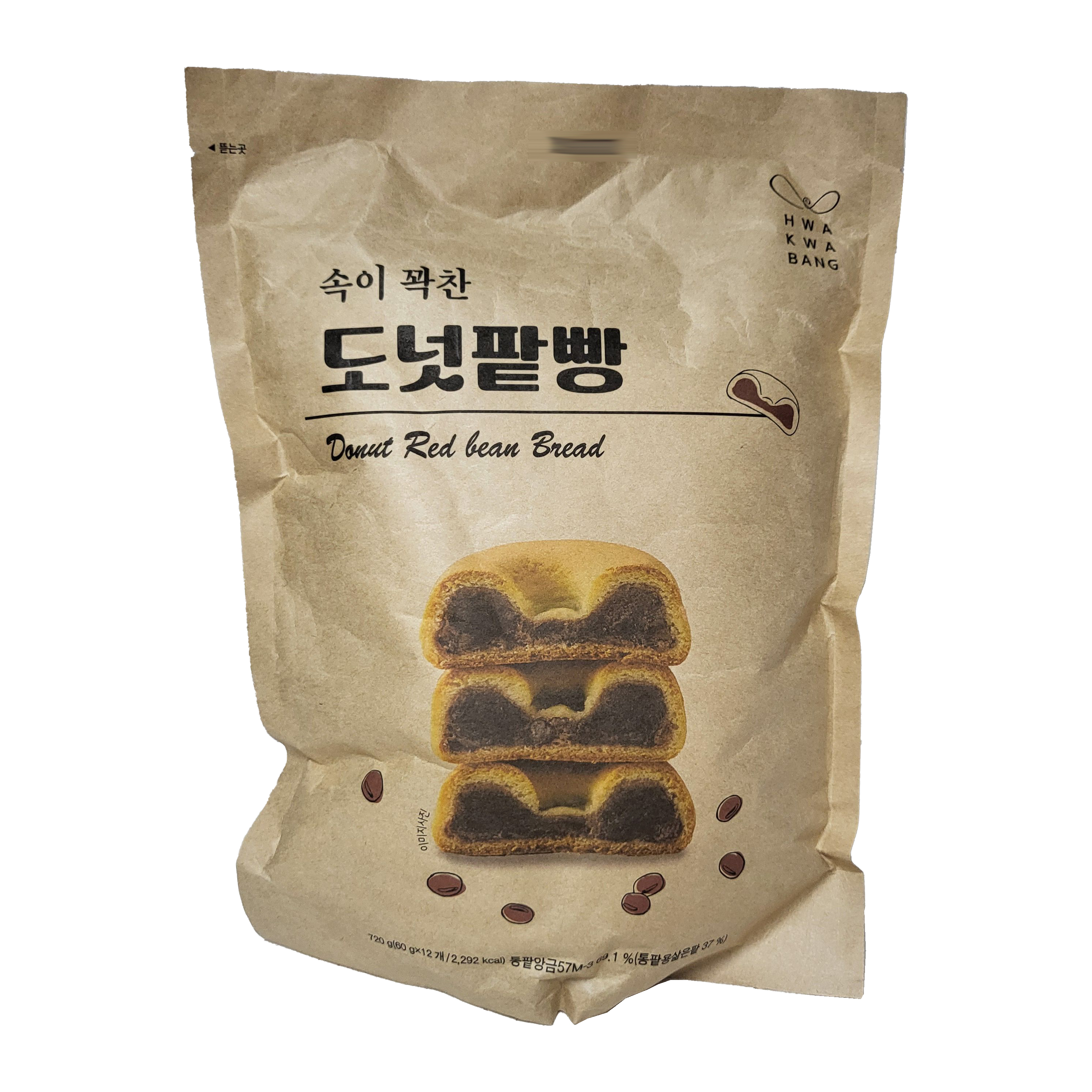 화과방 속이꽉찬 도넛팥 60GX12입 팥앙금 - 상품 이미지
