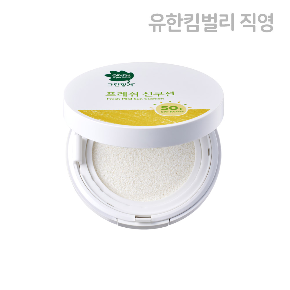 그린핑거 프레쉬 마일드 선쿠션 12g X 1EA / SPF50+ PA++++,무기자차,썬크림,베이비선쿠션,키즈선쿠션,선팩트 - 상세 이미지 2