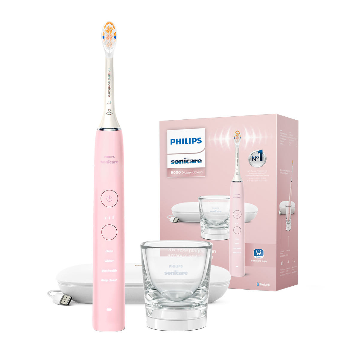 필립스 소닉케어 전동칫솔 다이아몬드클린 9000 핑크 HX9914/76 가격 비교 소닉케어 필립스 소닉케어 전동칫솔 다이아몬드클린 9000 핑크 HX9914/76
