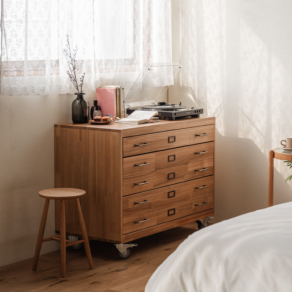 번드 비스트로 데일리 3단 수납 서랍장 지류함 1000