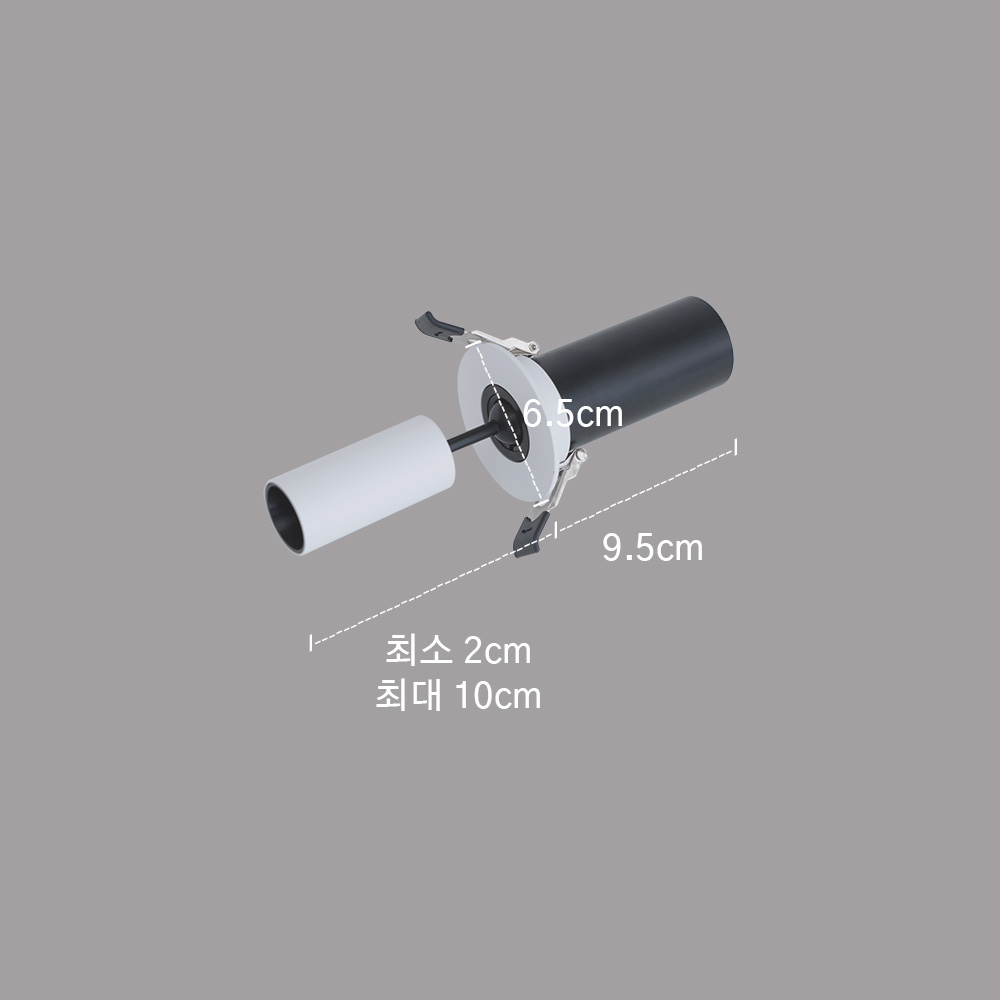 LED 매입등 5cm 토그 COB 5W 주방 거실 방 천장 인테리어 조명 이미지 4