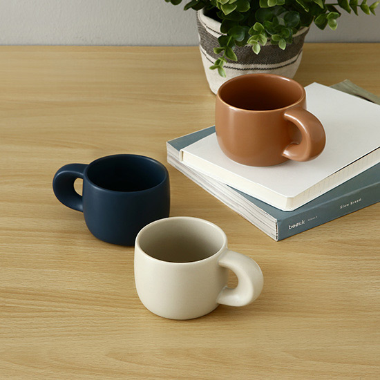 에라토 벌룬 귀여운 미니 에스프레소 카페 뭉툭 머그잔 오브제컵