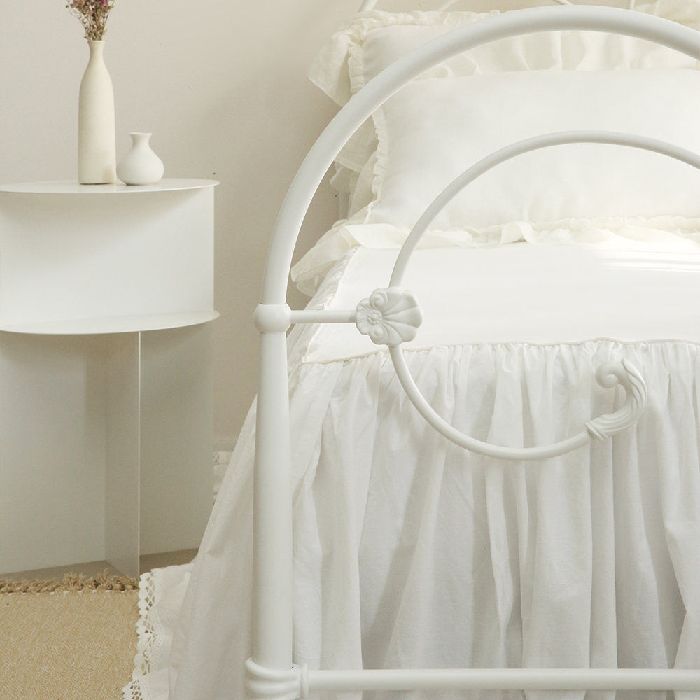 베드스커트 퀸 레이스 프릴 미라지 침대 스커트 치마