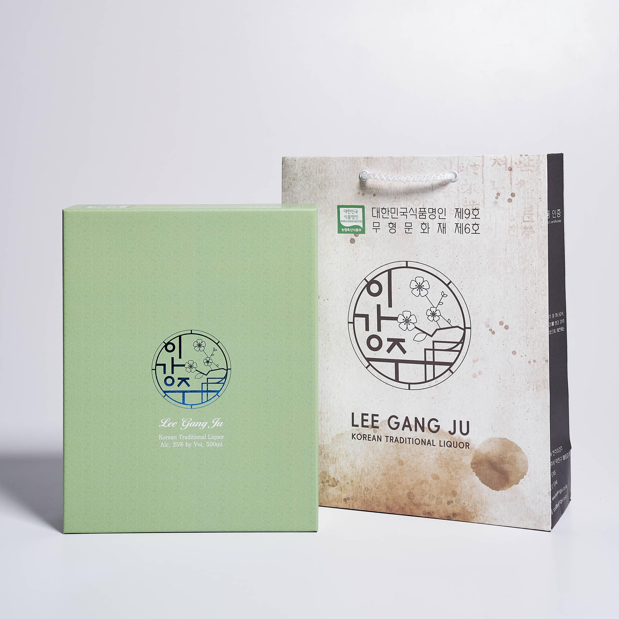 이강주 전주 특5호 25도 500ml(전용잔, 쇼핑백 포함) 선물세트 명절 술 전통주 - 상세 이미지 5